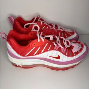Nike Air Max 98 Red/Pink/White Women’s Size 8